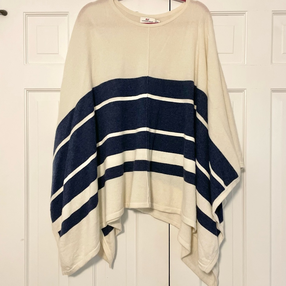 Vineyard Vines cashmere poncho